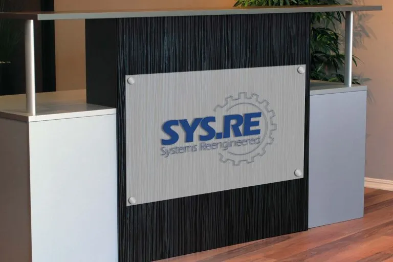 Reception desk