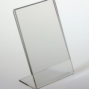 Slanted acrylic table talker