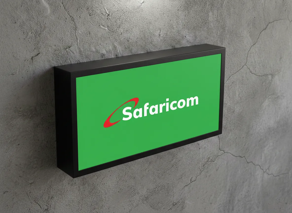 A light box sign on a wall