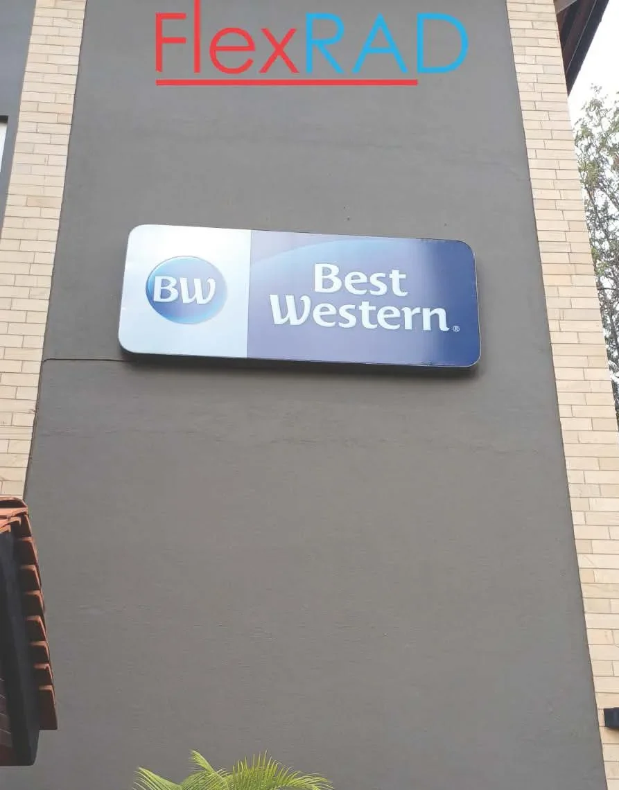 Premium engraved brass signage plaque
