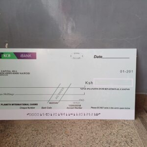 Branded Dummy Cheque