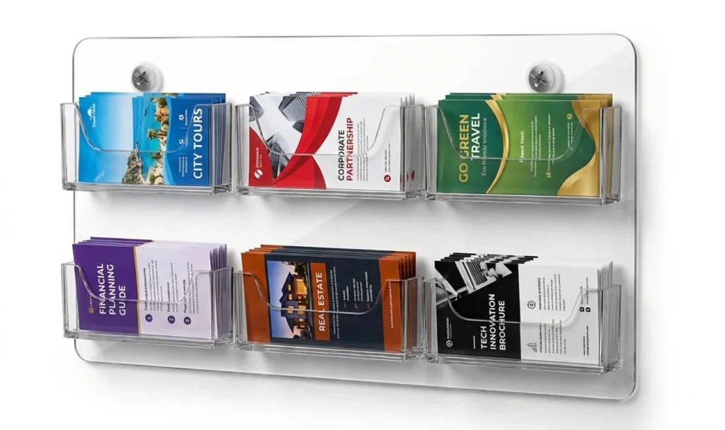 Multi Pocket Brochure Holder